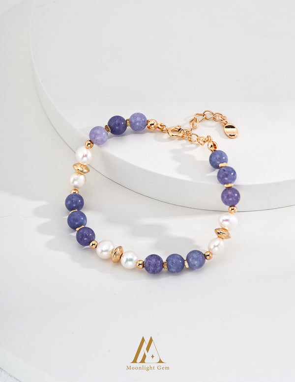 Violet Crystal Bracelet /Luck Bracelet