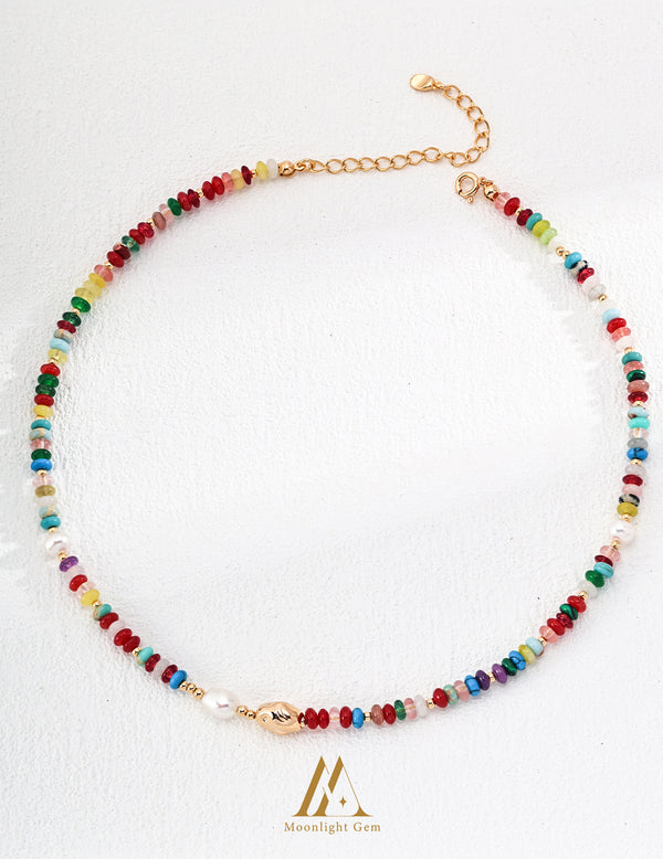 Rainbow Necklace/Bracelet/Earring